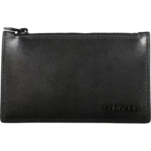 Leather Wallet , male, Sizes: ONE SIZE - Calvin Klein - Modalova