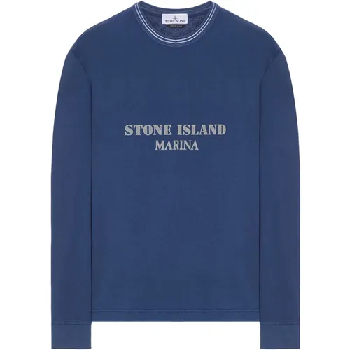 Long Sleeve Casual T-Shirt , male, Sizes: L, M, S - Stone Island - Modalova