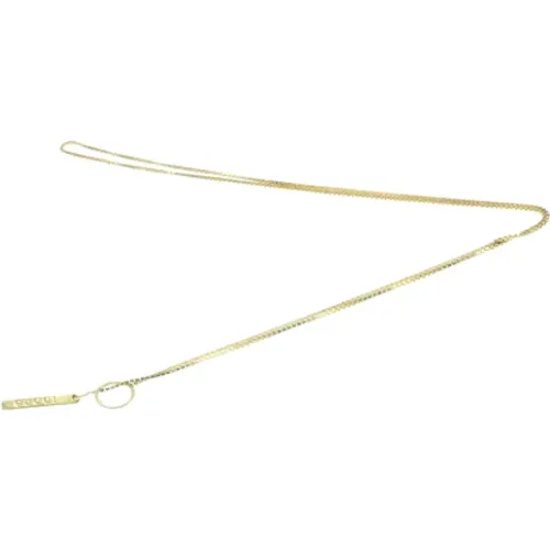Pre-owned Gold necklaces , female, Sizes: ONE SIZE - Gucci Vintage - Modalova