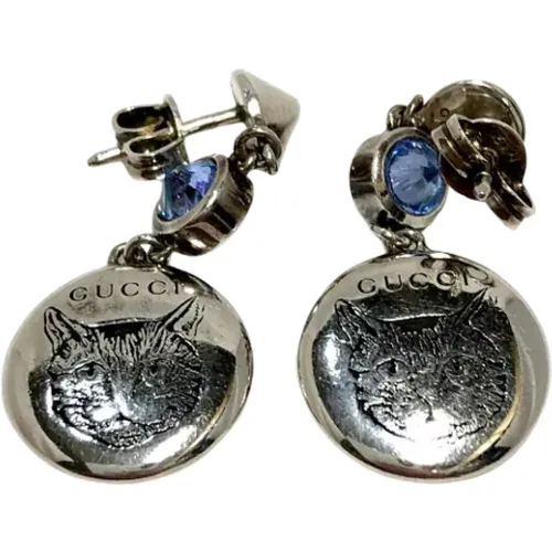 Pre-owned Metal earrings , female, Sizes: ONE SIZE - Gucci Vintage - Modalova