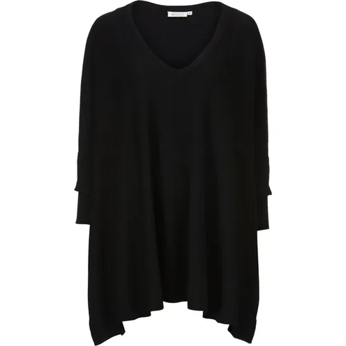 Flattering Loose-Fit Top with Long Sleeves , female, Sizes: 2XL - Masai - Modalova