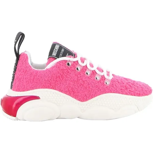 Teddy Bubble Women`s Sneakers , female, Sizes: 7 UK, 4 UK - Moschino - Modalova