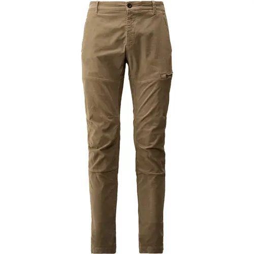 Cordhose mit Stretch und Cargotasche , Herren, Größe: L - C.P. Company - Modalova