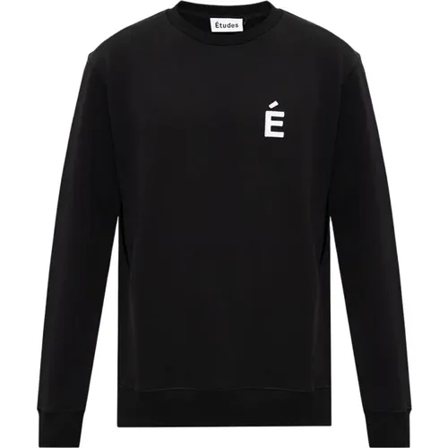 Sweatshirt with logo , male, Sizes: XL/2XL - Études - Modalova