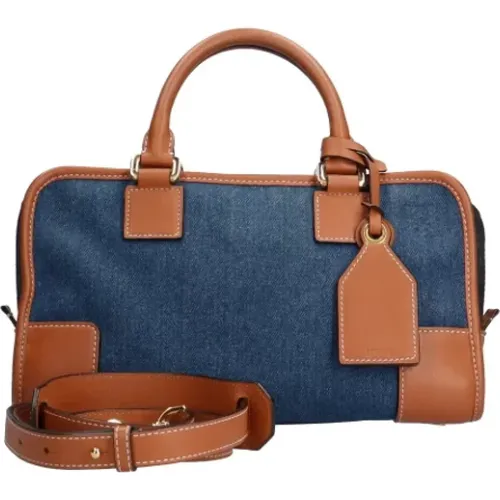 Pre-owned Denim handbags , female, Sizes: ONE SIZE - Loewe Pre-owned - Modalova