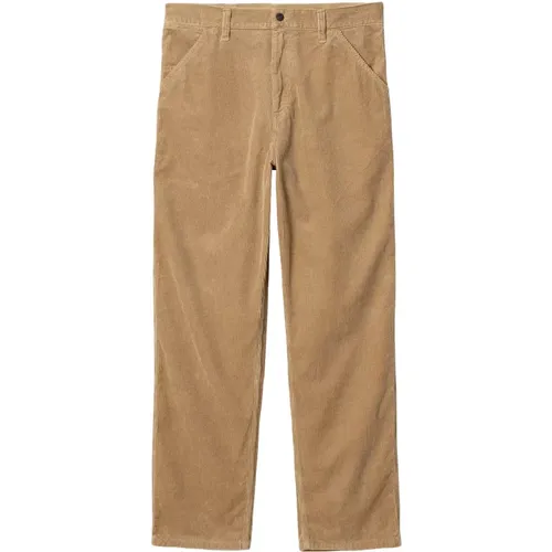 Baumwoll-Cordhose mit Knienähten - Carhartt WIP - Modalova