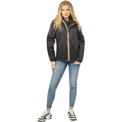Short Claude Jacket Waterproof Windproof , female, Sizes: L, M, 2XL, XL - K-way - Modalova