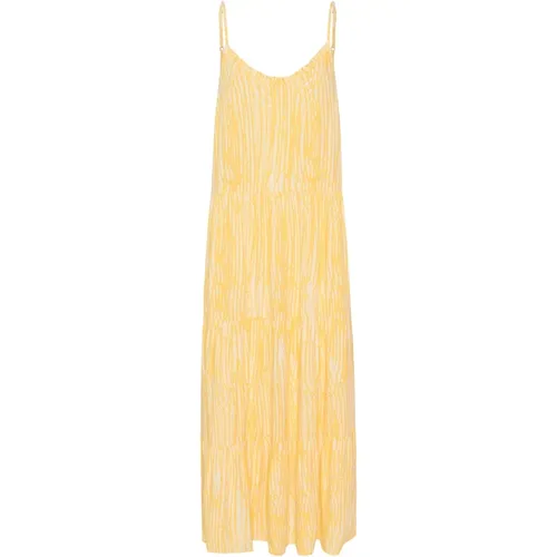 Maxi Strap Dress Yarrow Painted Strokes , female, Sizes: M, S, L, 2XL, XL, XS - Saint Tropez - Modalova