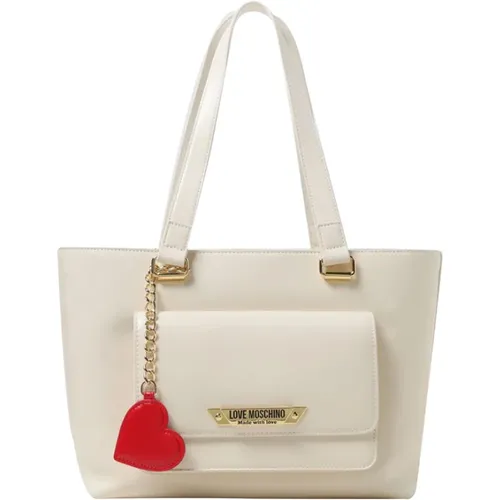 Ivory Shopper Tasche Elegant Modern - Moschino - Modalova