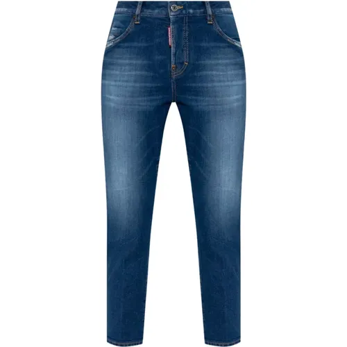 Slim-fit Ripped Jeans for Women , female, Sizes: M, S - Dsquared2 - Modalova
