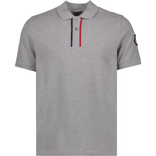 Klassisches Logo Polo Shirt Moncler - Moncler - Modalova