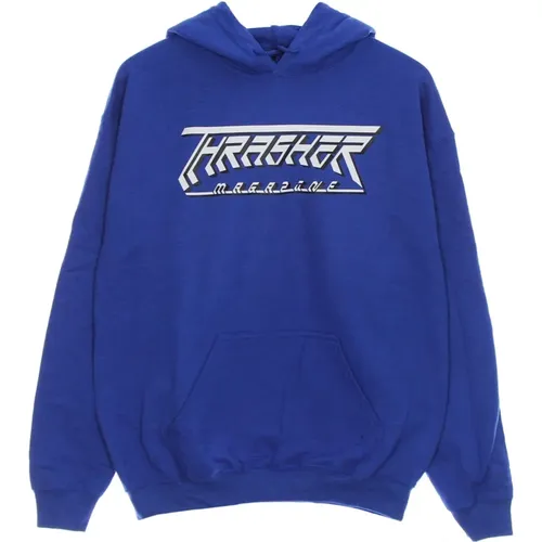 Royal Logo Hood Mens Hoodie , male, Sizes: XL, L - Thrasher - Modalova