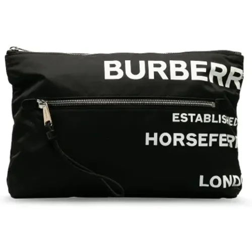 Pre-owned Canvas clutches , female, Sizes: ONE SIZE - Burberry Vintage - Modalova