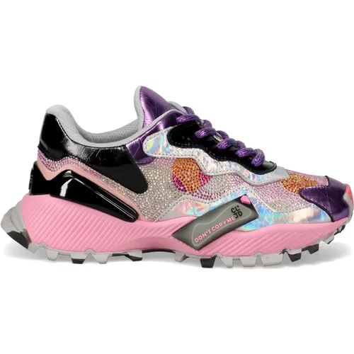 Sneakers Purple , female, Sizes: 3 UK - Cljd - Modalova