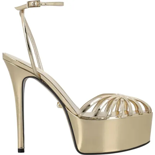 Women`s Shoes Closed Desert Gold Aw23 , female, Sizes: 4 UK - Alevi Milano - Modalova