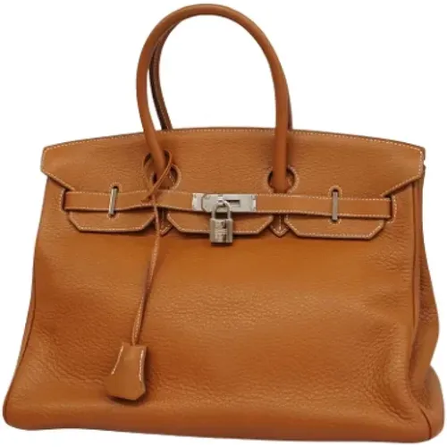 Pre-owned Leather handbags , female, Sizes: ONE SIZE - Hermès Vintage - Modalova