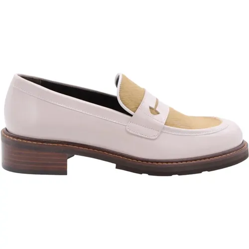 Classic Leather Moccasin Shoes , female, Sizes: 4 UK, 7 UK, 6 UK, 5 UK - Pertini - Modalova