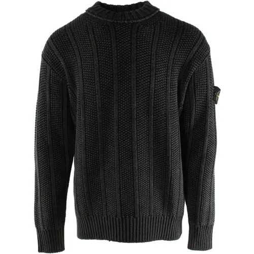 Grey Wool Sweater , male, Sizes: XL - Stone Island - Modalova