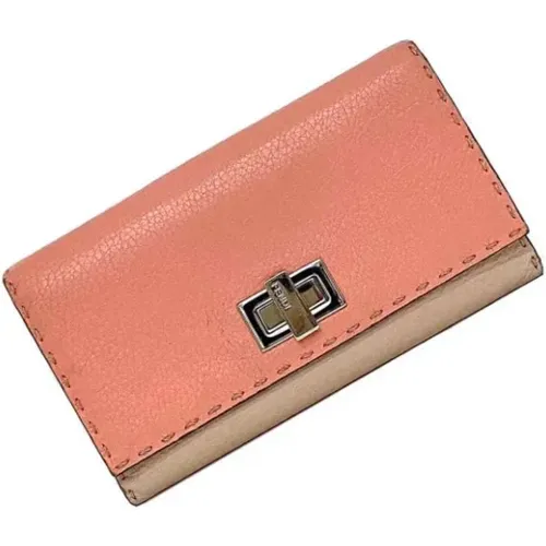 Pre-owned Leather wallets , female, Sizes: ONE SIZE - Fendi Vintage - Modalova