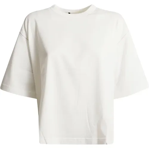 Weißes Oversize T-Shirt , Damen, Größe: 2XS - Fabiana Filippi - Modalova