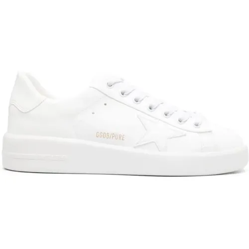 Weiße Purestar Low-Top Sneakers , Damen, Größe: 36 EU - Golden Goose - Modalova