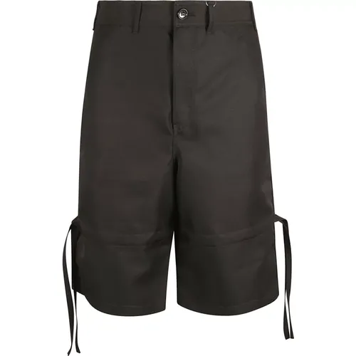 Schwarze Shorts für Männer Ss24 , Herren, Größe: L - Comme des Garçons - Modalova