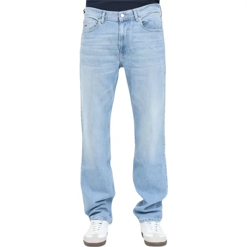 Relaxed Fit Blaue Jeans Herbst Winter , Herren, Größe: W32 - Tommy Jeans - Modalova