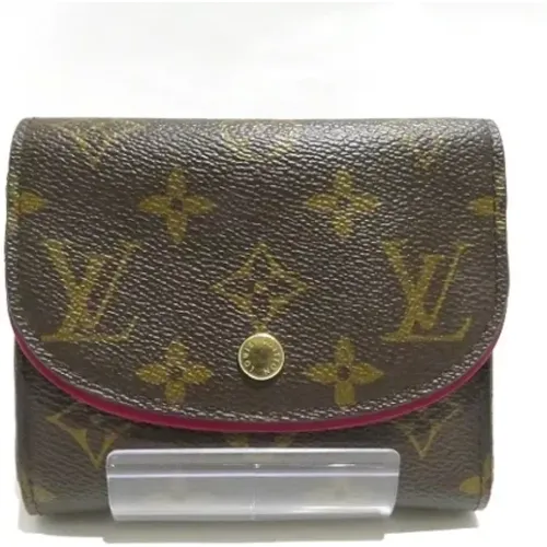 Pre-owned Canvas wallets , female, Sizes: ONE SIZE - Louis Vuitton Vintage - Modalova