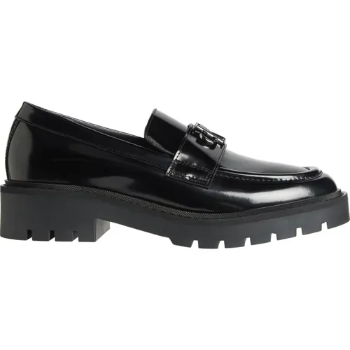 Schwarze Combat Loafers für Frauen , Damen, Größe: 40 EU - Calvin Klein Jeans - Modalova