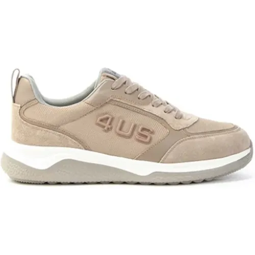 Taupe Daddy Sneakers aus Wildleder , Herren, Größe: 40 EU - Paciotti - Modalova