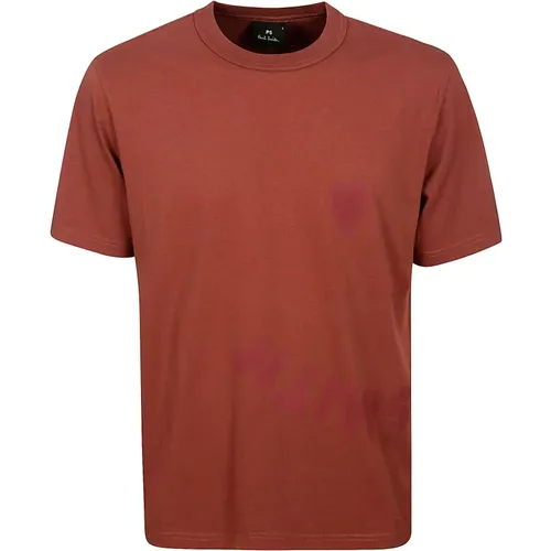 Happy Print Cotton T-Shirt for Men , male, Sizes: XS, S - Paul Smith - Modalova
