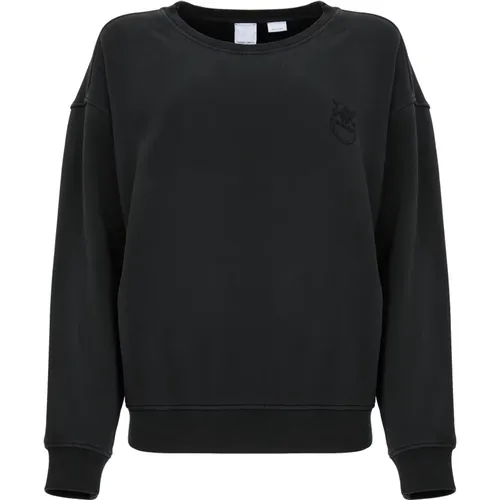 Schwarze Pullover Kollektion , Damen, Größe: L - pinko - Modalova