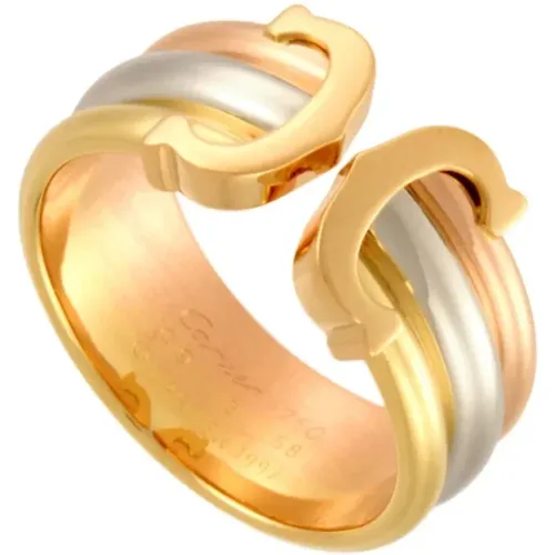 Pre-owned Gold rings , female, Sizes: ONE SIZE - Cartier Vintage - Modalova