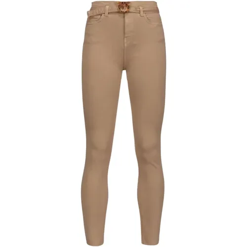 Figurschmeichelnde Skinny Jeans , Damen, Größe: W25 - pinko - Modalova