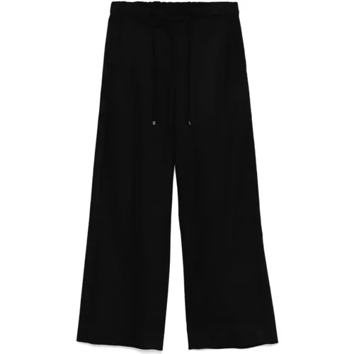 Schwarze Wollhosen für Frauen - Max Mara - Modalova