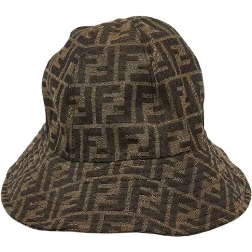 Pre-owned Cotton hats , female, Sizes: ONE SIZE - Fendi Vintage - Modalova