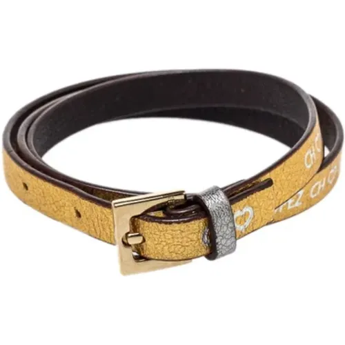 Pre-owned Leather bracelets , female, Sizes: ONE SIZE - Carolina Herrera Pre-owned - Modalova