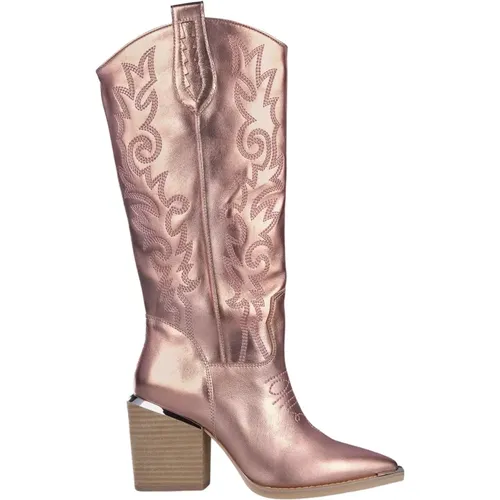 Damen Cowboy Boot Absatz , Damen, Größe: 39 EU - Alma en Pena - Modalova