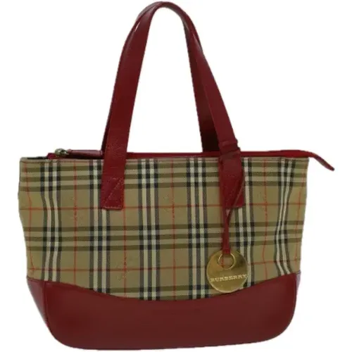 Pre-owned Canvas handbags , female, Sizes: ONE SIZE - Burberry Vintage - Modalova