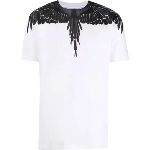 Icon Wings Cotton T-Shirt , male, Sizes: 2XL - Marcelo Burlon - Modalova