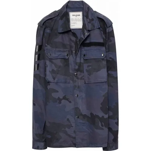 Tones Camouflage Jacket , male, Sizes: L - Zadig & Voltaire - Modalova