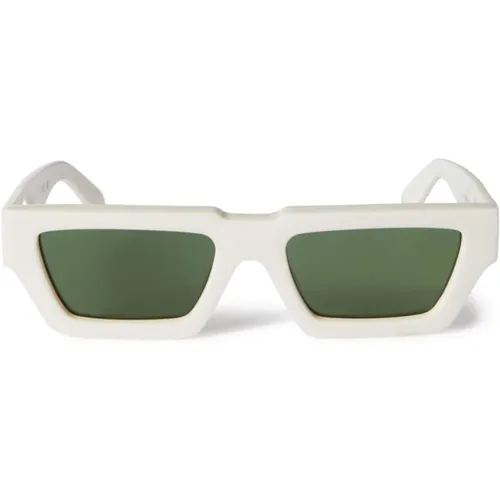 Weiße Sonnenbrille mit Original-Etui,Schwarze Sonnenbrille mit Original-Etui Off - Off White - Modalova