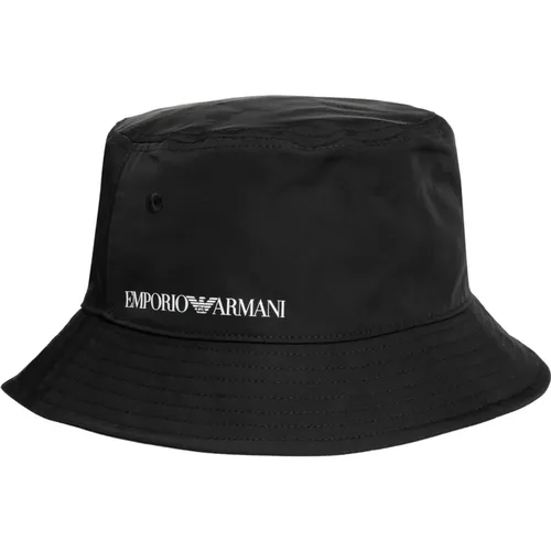 Hat , male, Sizes: S/M, L/XL - Emporio Armani - Modalova