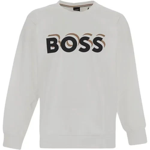 Boss Sweatshirt aus Baumwolle , Herren, Größe: XL - Hugo Boss - Modalova