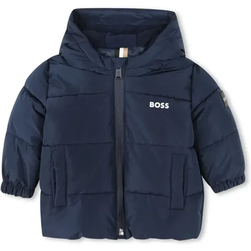 Moderne Polyester Steppjacke mit Druck - Hugo Boss - Modalova