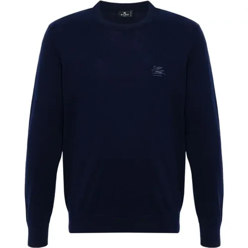 Blaue Pullover für Männer Etro - ETRO - Modalova