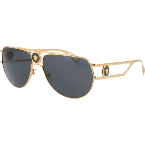Stylish Sunglasses 0Ve2225 , male, Sizes: 60 MM - Versace - Modalova