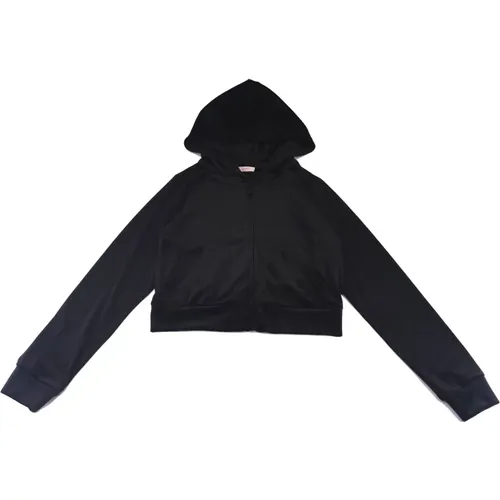 Samt-Zip-Hoodie mit Taschen Liu Jo - Liu Jo - Modalova