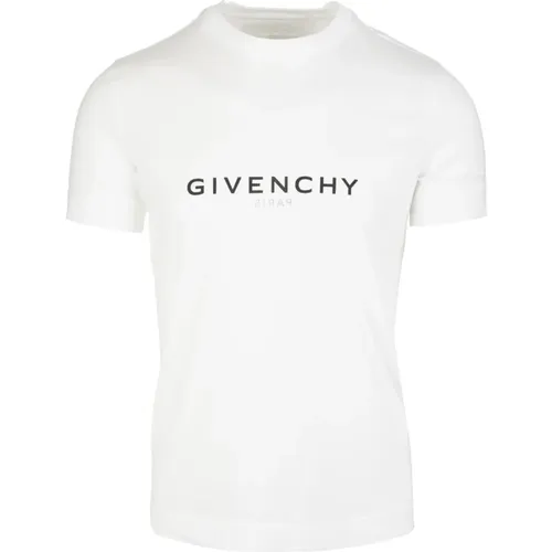 Slim Fit T-shirt with Logo , male, Sizes: XL, L, M, S - Givenchy - Modalova