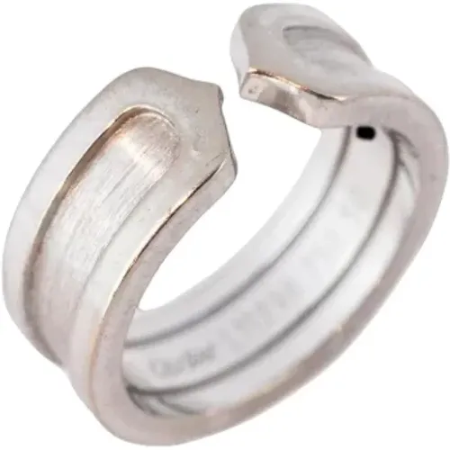 Pre-owned White Gold rings , female, Sizes: ONE SIZE - Cartier Vintage - Modalova